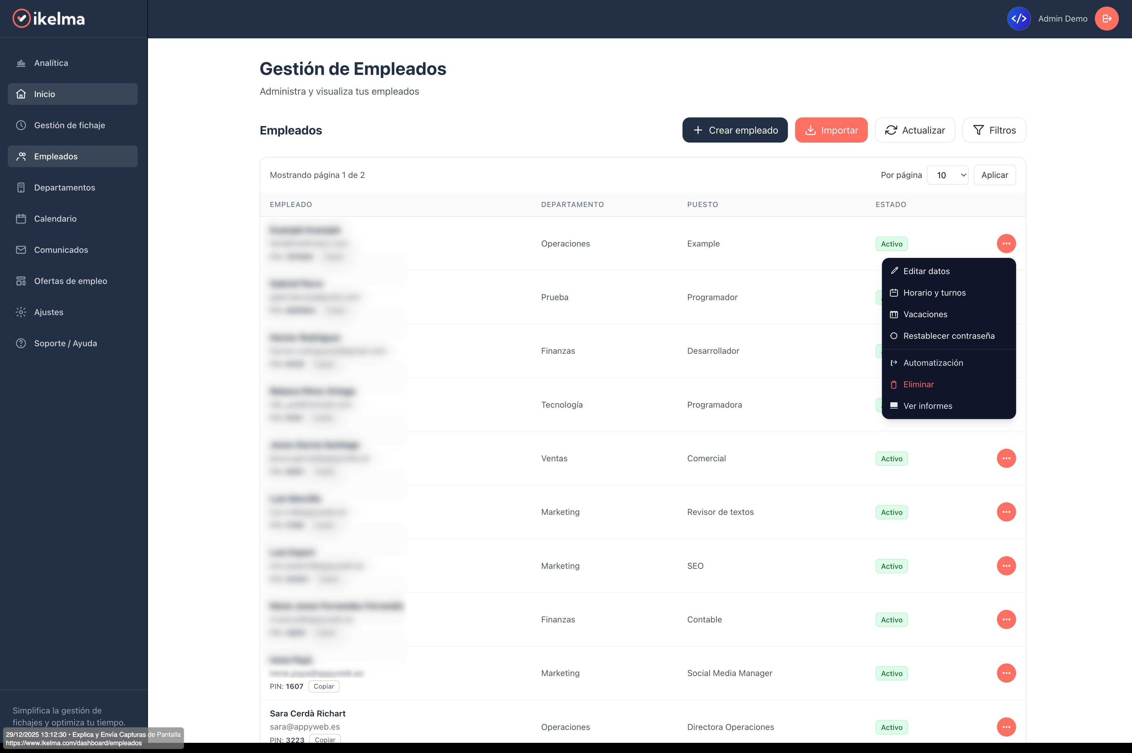 Gestión de Empleados: Tu Base de Datos Centralizada, Segura e Inteligente
